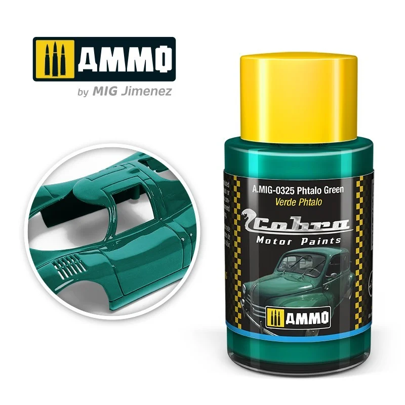 Ammo Cobra Motor 0325 Phtalo Green - Ammo Mig Jimenez