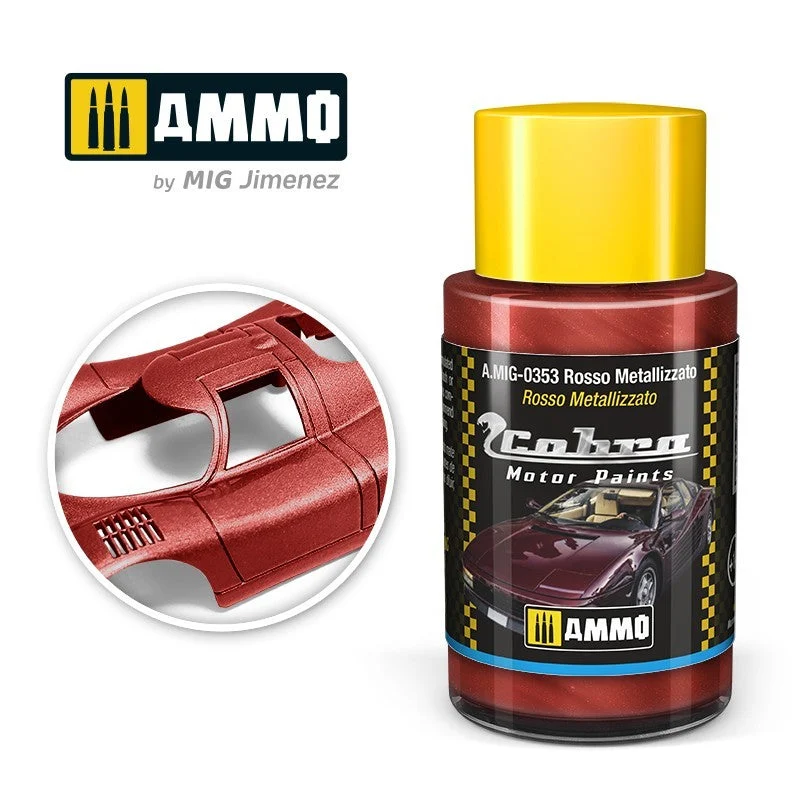 Ammo Cobra Motor 0353 Rosso Metallizzato - Ammo Mig Jimenez