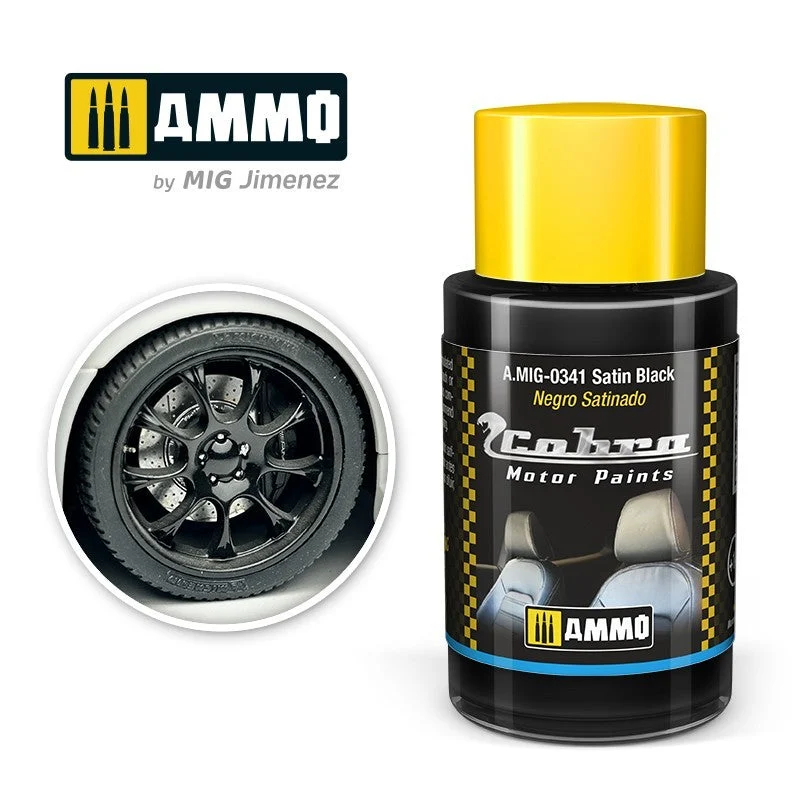 Ammo Cobra Motor 0341 Satin Black - Ammo Mig Jimenez