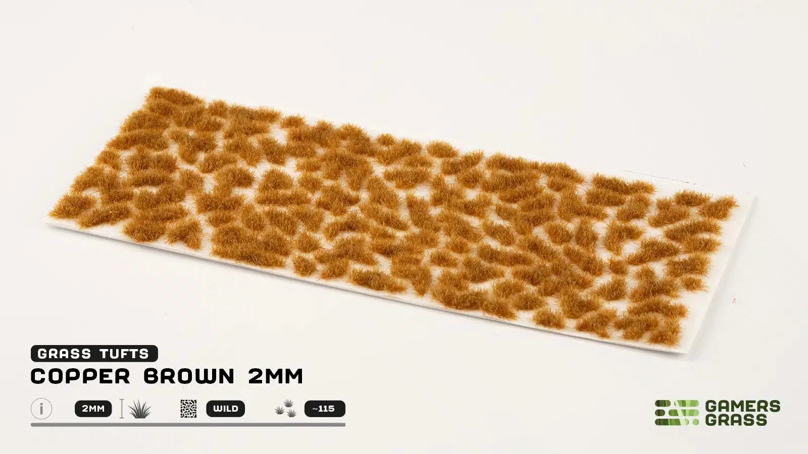 Gamers Grass Copper Brown 2mm - GG2-CB