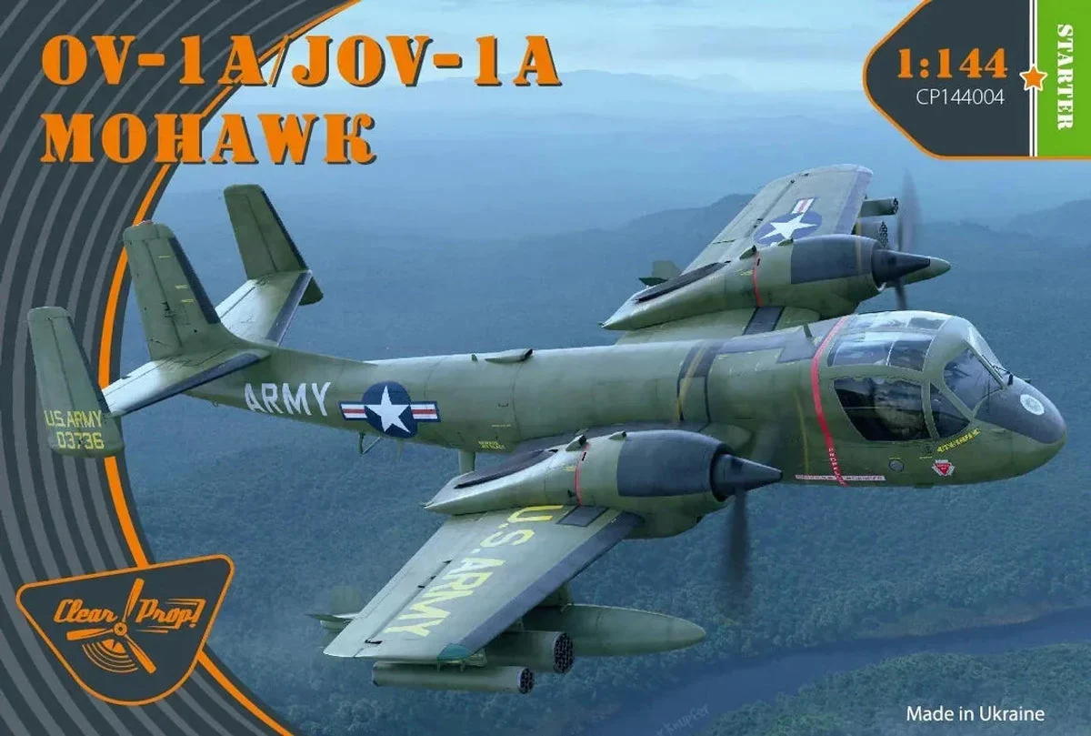 1/144 Clear Prop OV-1 A/JOV-1A Mohawk