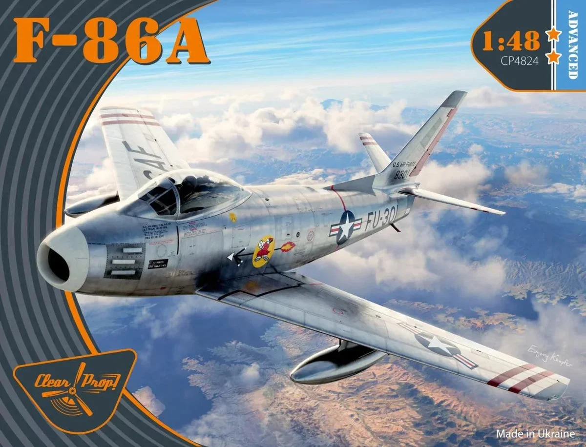 1/48 Clear Prop F-86A Sabre Advanced Plastic Model Kit