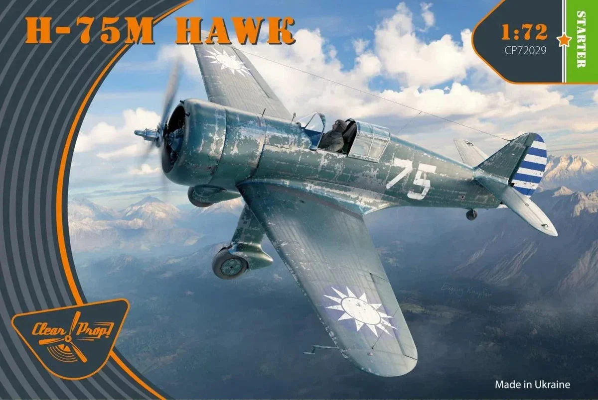 1/72 Clear Prop H-75M Hawk Plastic Model Kit