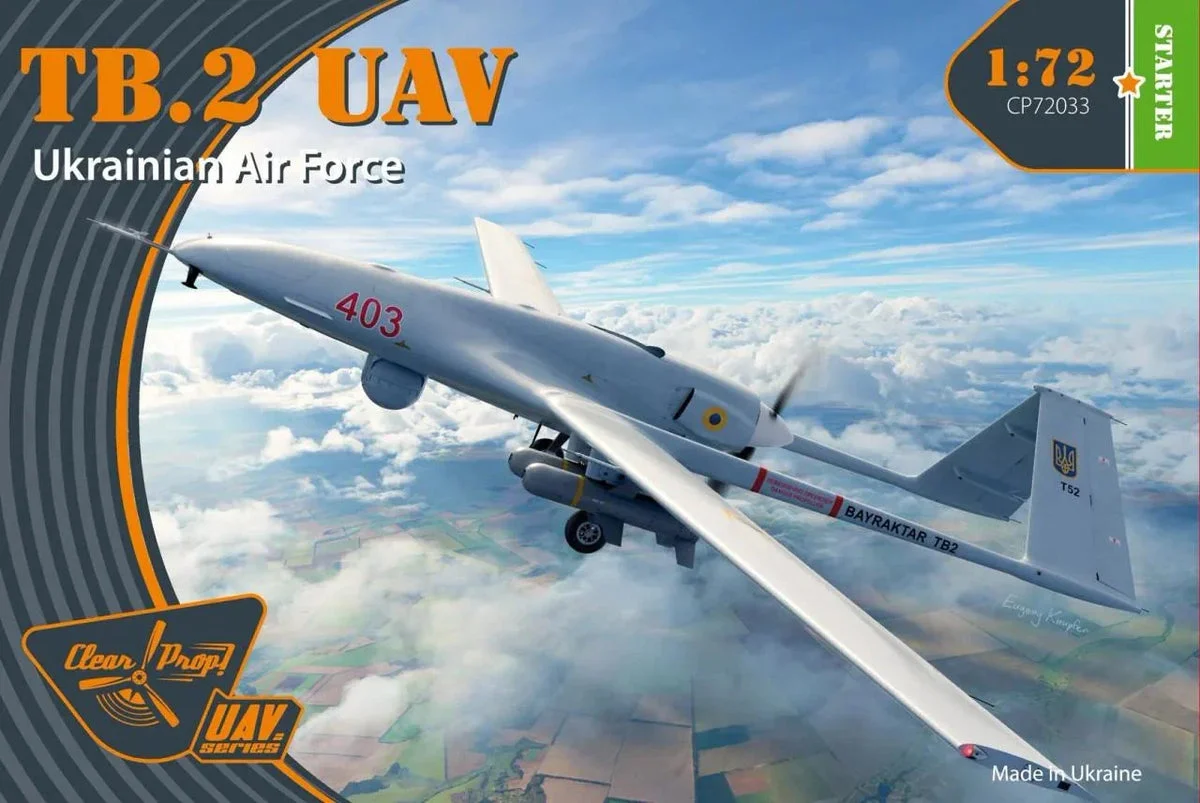 1/72 Clear Prop TB.2 UAV Ukrainian Army