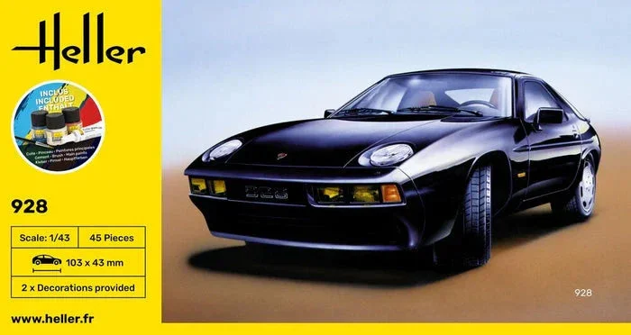 1/43 Heller Porsche 928 STARTER KIT