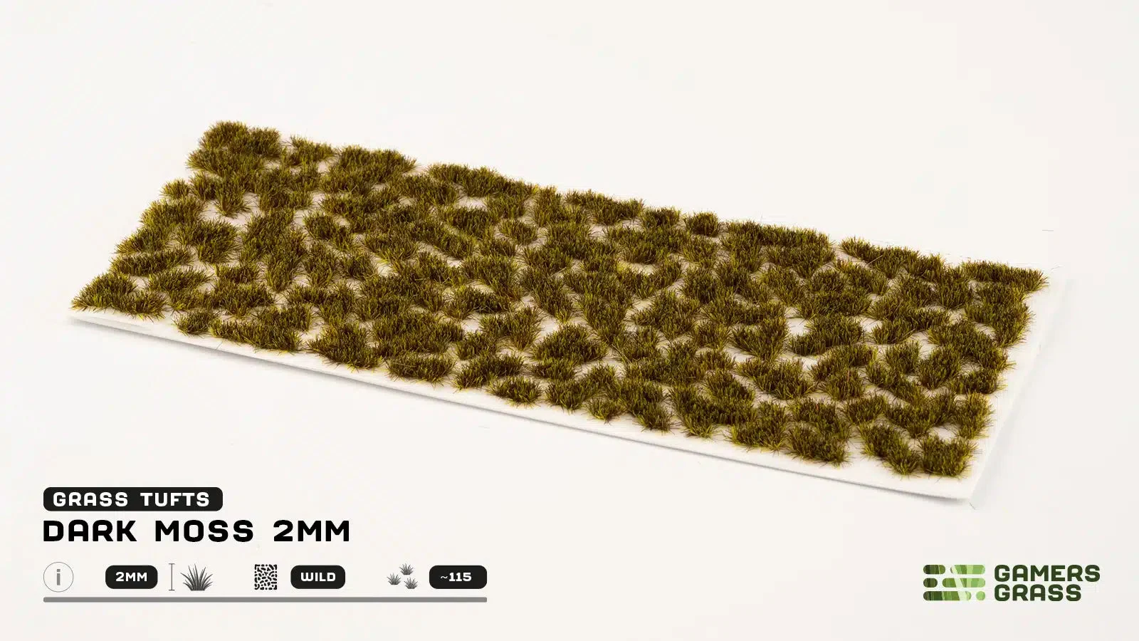 Gamers Grass Dark Moss 2mm - GG2-DMO