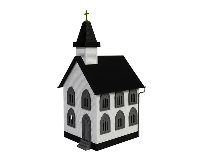 Lionel HO Church - Built Up
