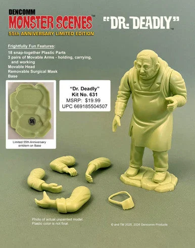 1/13 Dencomm Monster Scenes Dr. Deadly - PREORDER