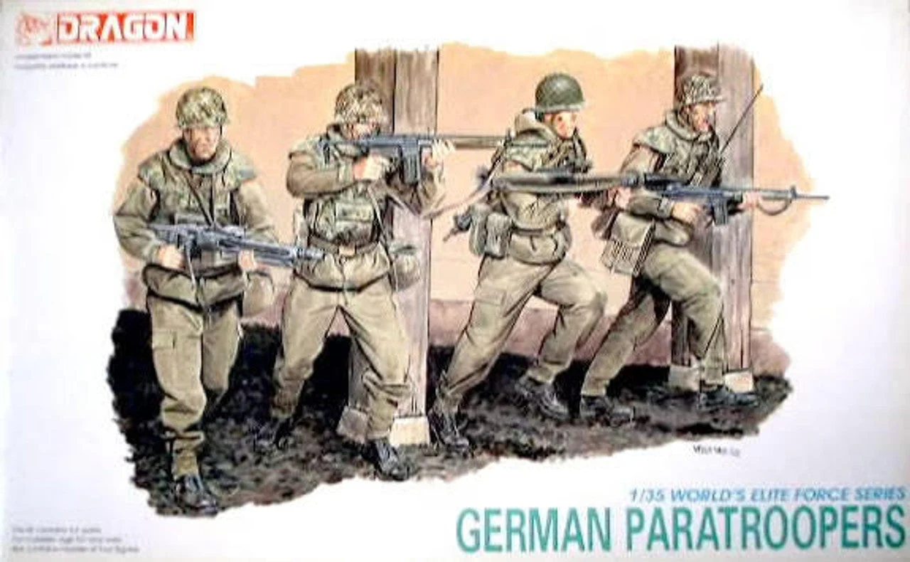 Dragon 1/35 Dragon GERMAN PARATROOPERS Figure Set