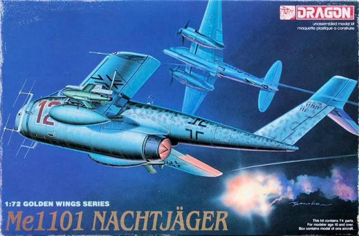 1/72 Dragon Me1101 NACHTJAGER Plastic Model Kit - Dragon Models