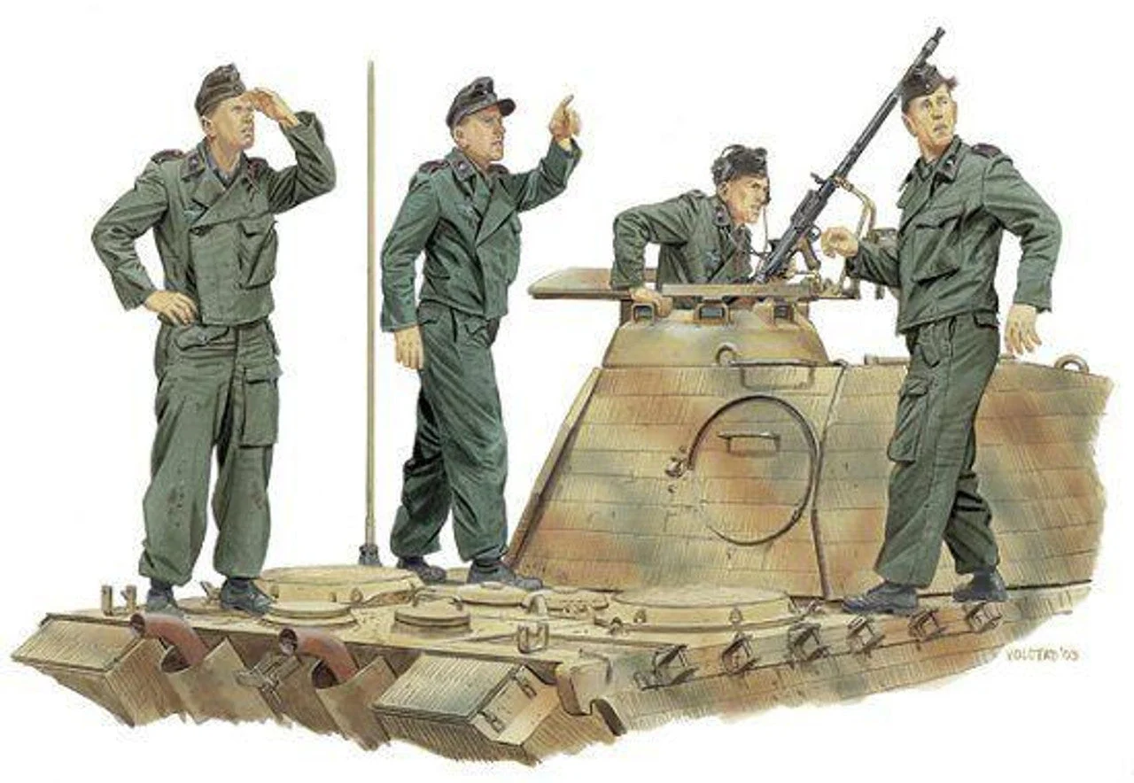 Dragon 1/35 Dragon Achtung-Jabo! Panzer Crew