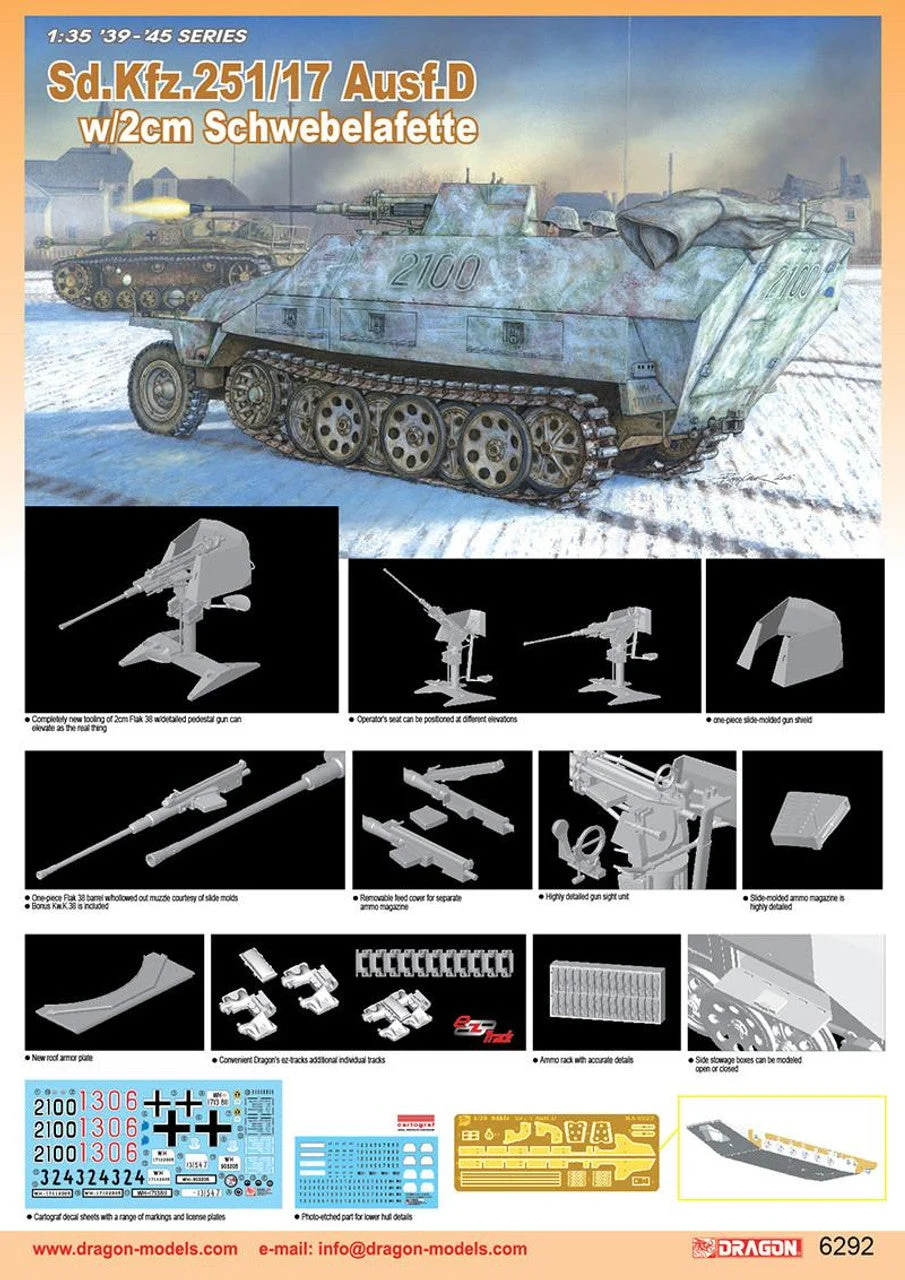 Dragon 1/35 Dragon Sd.Kfz.251/17 Ausf.D