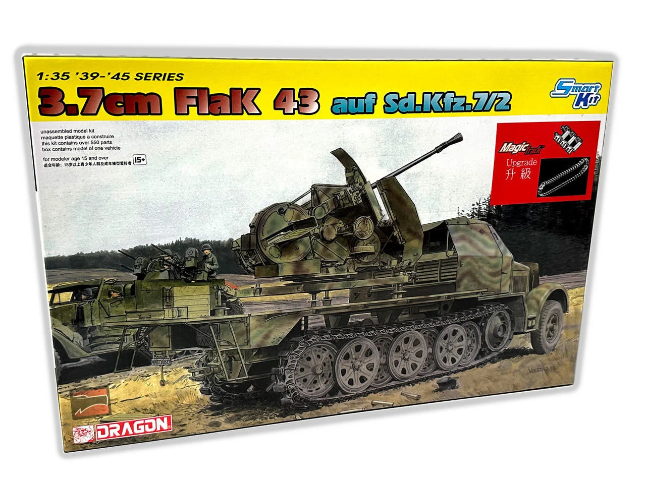 Dragon 1/35 Dragon Sd.Kfz.7 w/3.7cm FlaK 43
