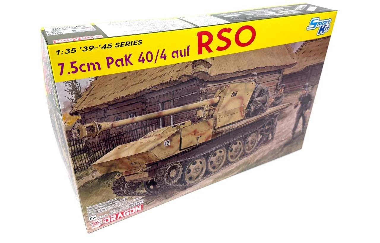 Dragon 1/35 Dragon 7.5cm PAK 40/4 auf RSO Plastic Model Kit