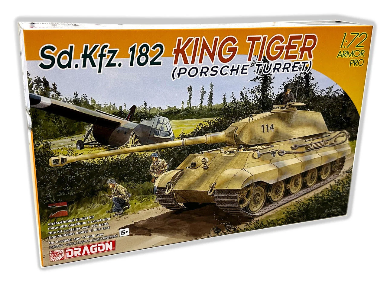 Dragon 1/72 Dragon KINGTIGER PORSCHE TURRET