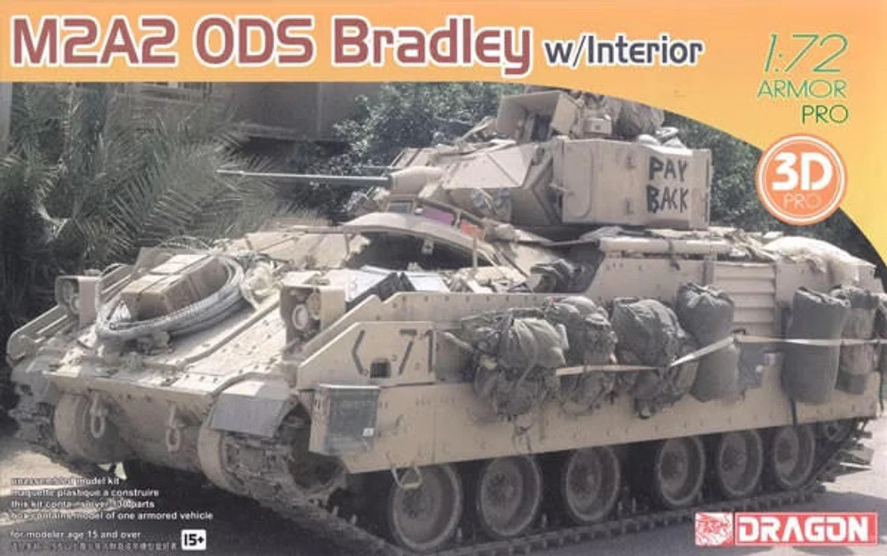 Dragon 1/72 Dragon M2A2 ODS BRADLEY w/INTERIOR