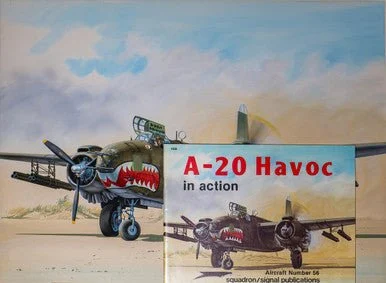 Don Greer Painting - A-20 Havoc In Action 1983