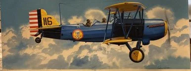 Don Greer Painting - Curtiss Army Hawks in Action 1992