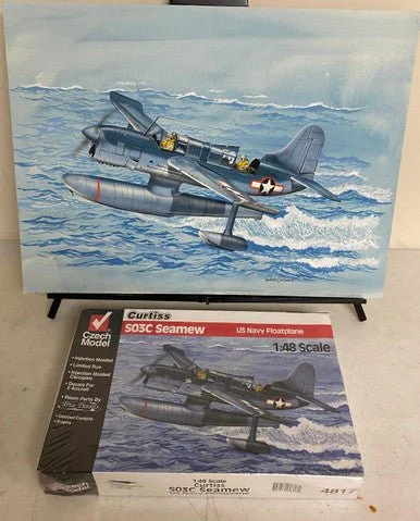 Don Greer Painting - Czech Model SO3C Seamew