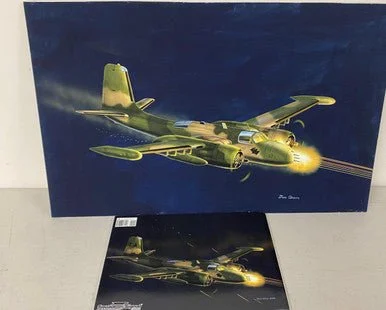 Don Greer Painting - Douglas A-26 Invader Walk Around 2008