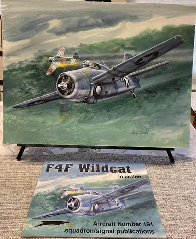 Don Greer Painting - F4F Wildcat in Action 2004