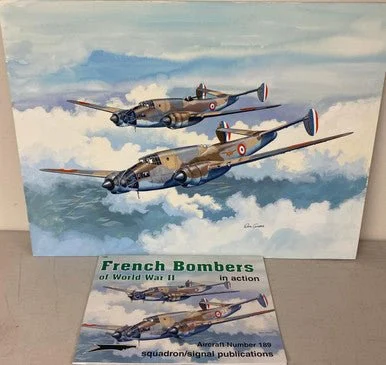 Don Greer Painting - French Bombers of WWII 2003