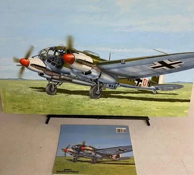 Don Greer Painting - Heinkel He 111 Walk Around 2012