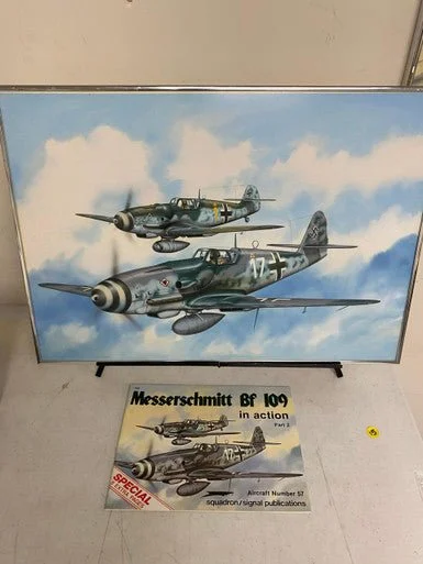 Don Greer Painting - Messerschmitt Bf 109 in Action Pt 2 1983