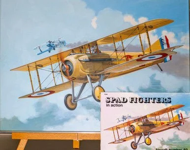 Don Greer Painting - Spad Fighters in Action 1989