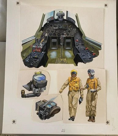 Don Greer Painting - Unidentified F4U Corsair book