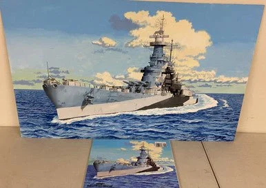 Don Greer Painting - USS North Carolina Squadron at Sea 2011