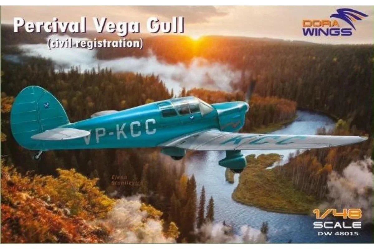 1/48 Dora Wings Percival Vega Gull (civil registration)