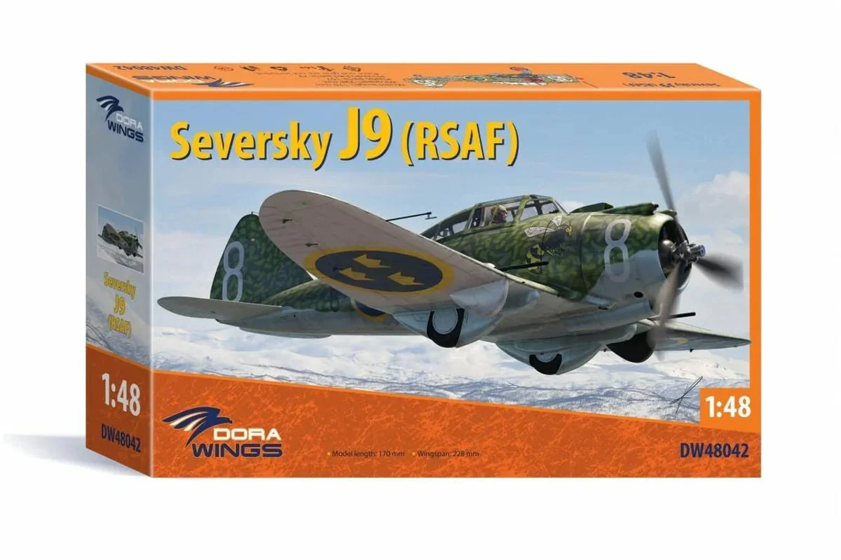 1/48 Dora Wings Seversky J9 (RSAF) Export Version Fighter