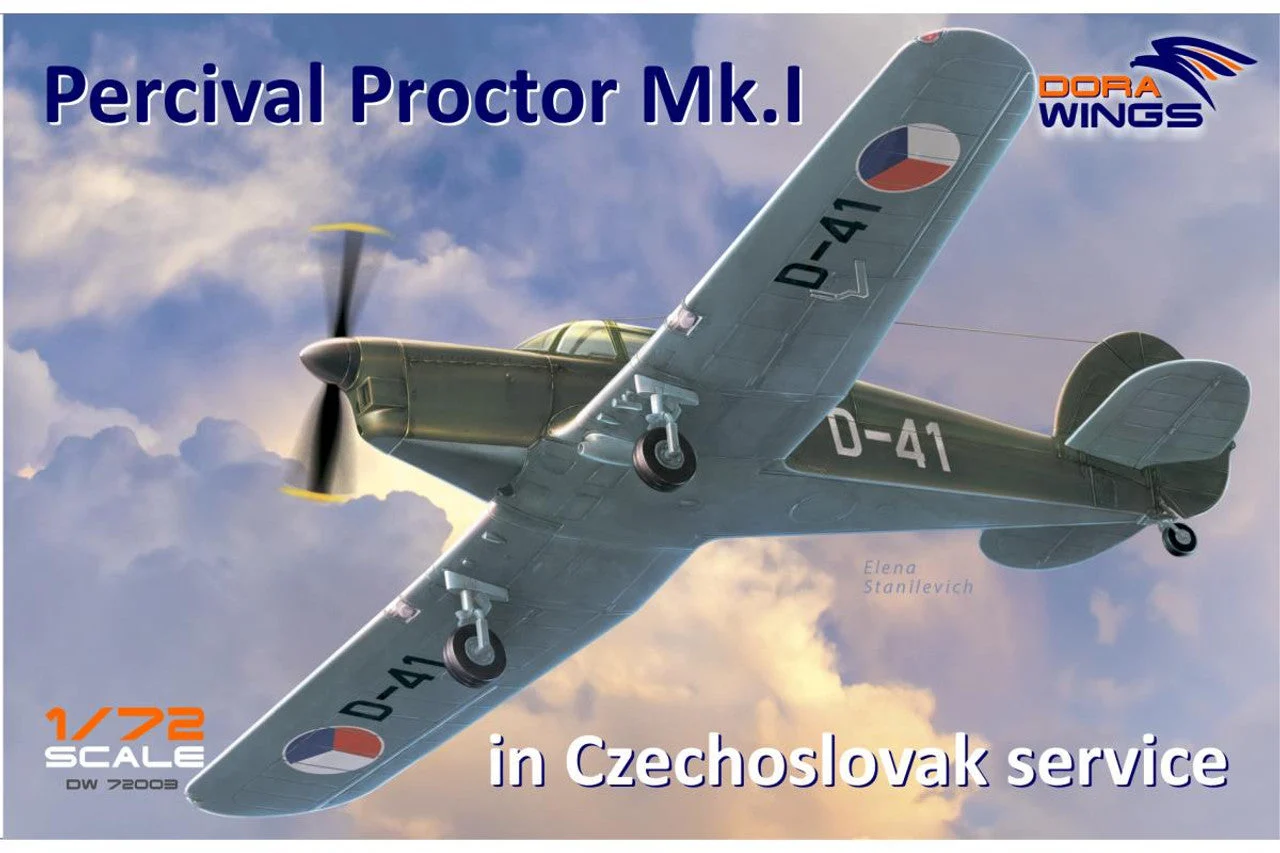 Dora Wings 1/72 Dora Wings Percival Proctor Mk I Czech Service Communication Aircraft