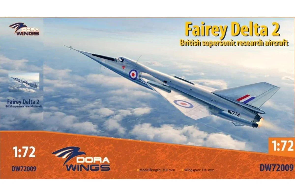 1/72 Dora Wings Fairey Delta 2 (British Supersonic Research Aircraft)