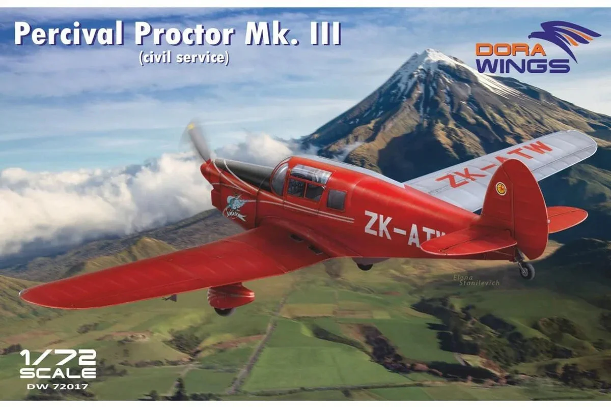1/72 Dora Wings Percival Proctor Mk.III (civil registration)