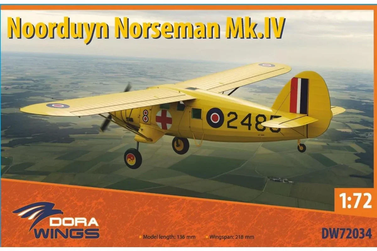 1/72 Dora Wings Noorduyn Norseman Mk.IV Plastic Model Kit