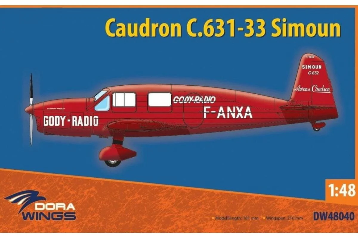 Dora Wings 1/48 Dora Wings Caudron C.631/633 Simoun