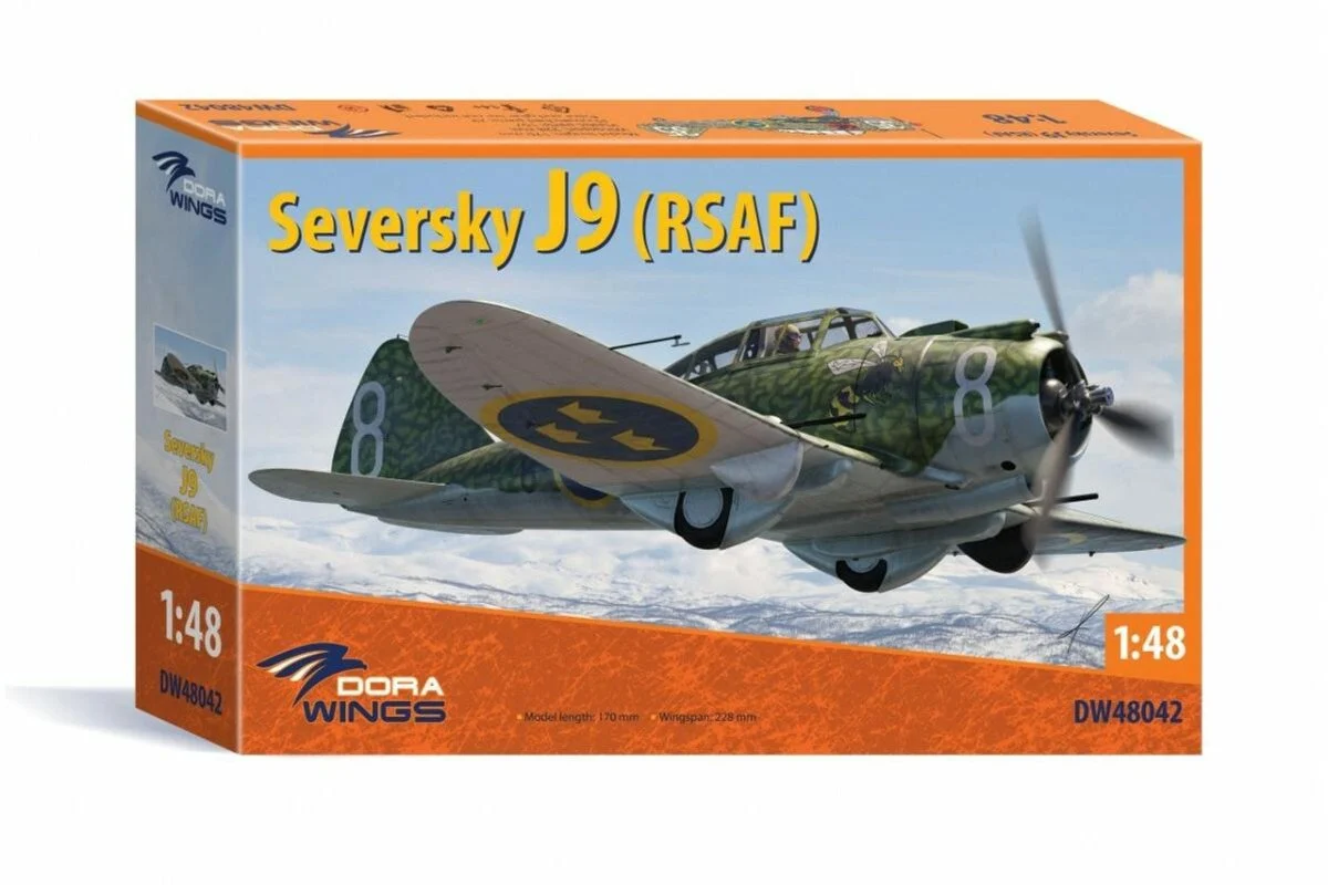 Dora Wings 1/48 Dora Wings Seversky J9 (RSAF) Export Version Fighter
