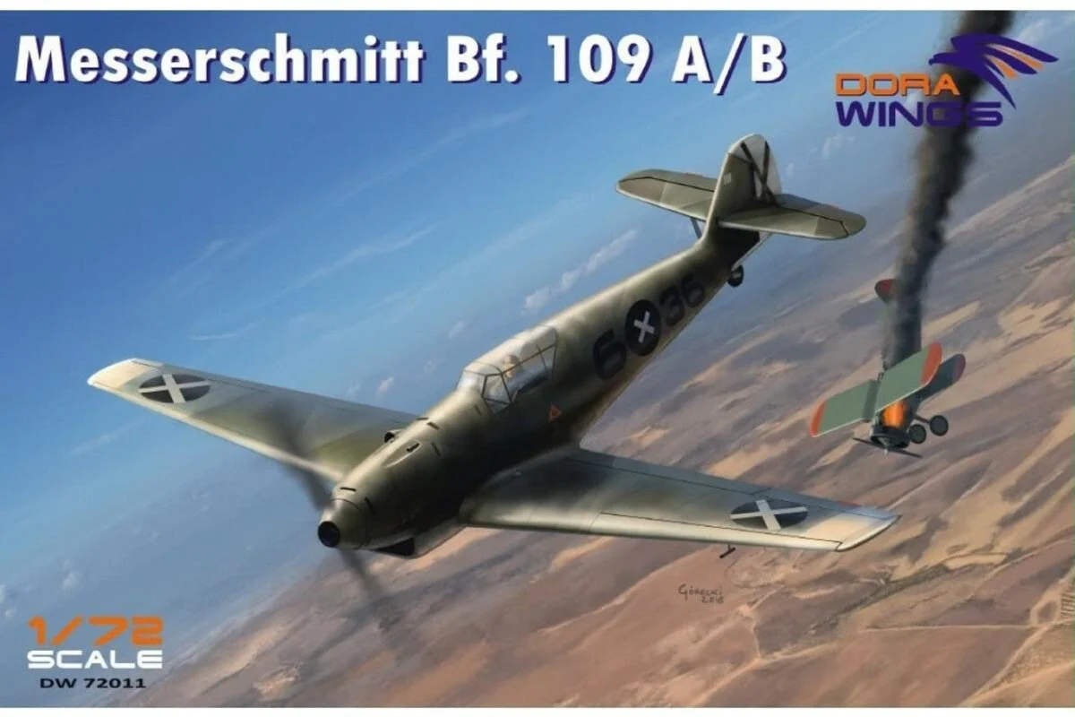 Dora Wings 1/72 Dora Wings Messerschmitt Bf109A/B Legion Condor Aircraft