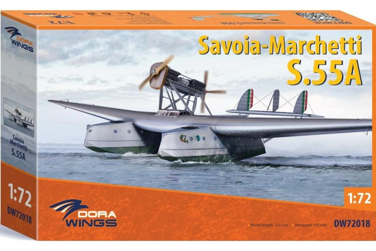 Dora Wings 1/72 Dora Wings Savoia Marcetti S.55A Plastic Model Kit