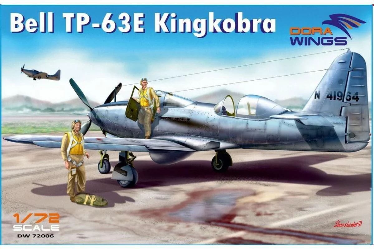 Dora Wings 1/72 Dora Wings TP63E Kingcobra Aircraft