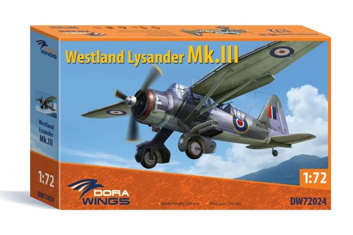 Dora Wings 1/72 Dora Wings Westland Lysander Mk III Aircraft