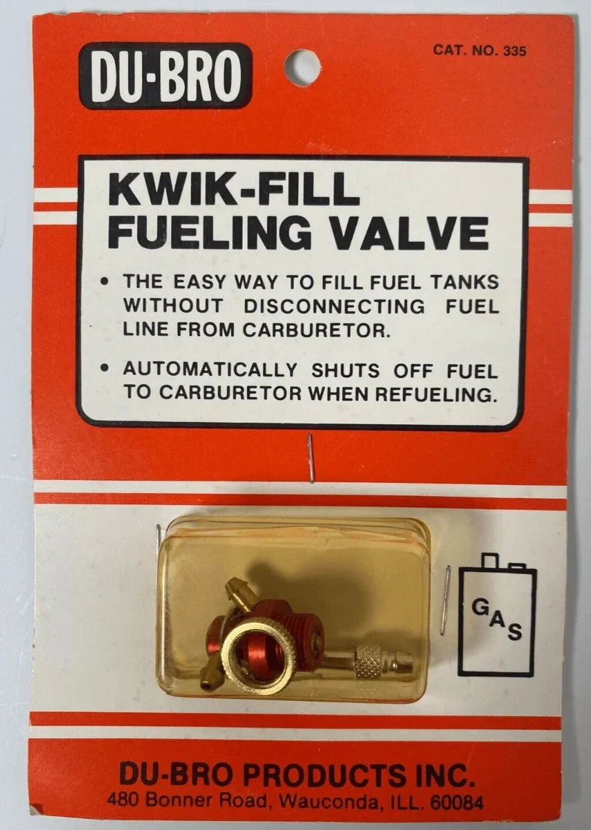 DU-BRO Kwik Fill Fueling Valve (For Gas) - 335