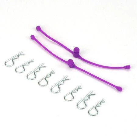 DU-BRO Purple Body Klip Retainers - 2250
