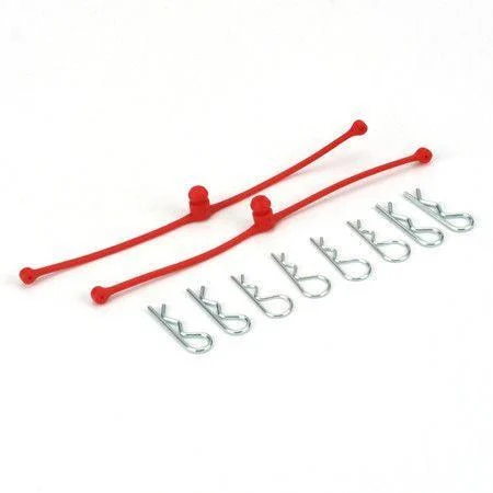 DU-BRO Red Body Klip Retainers - 2248