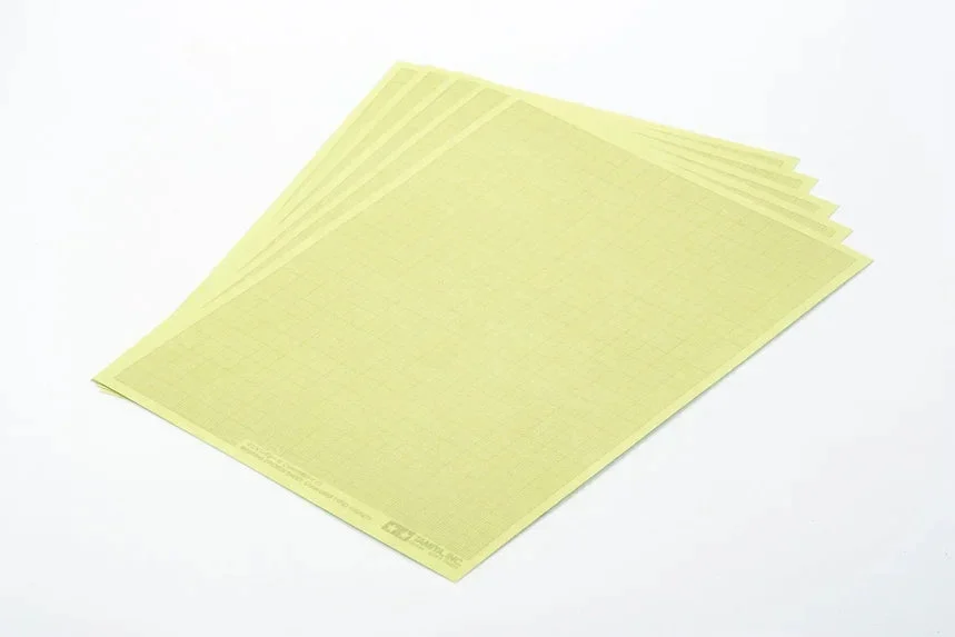 Tamiya Masking Sticker Sheet (5Pcs) 1Mm Grid Type