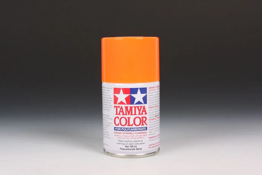 Tamiya PS-24 Fluorescent Orange Polycarbonate Spray Paint