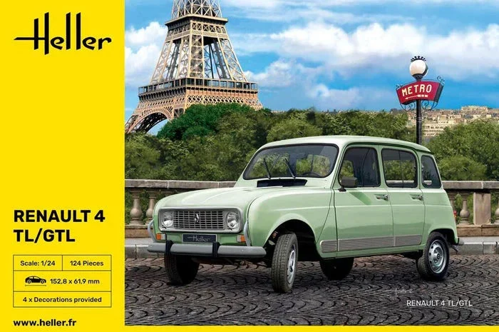 1/24 Heller Renault 4TL/GTL