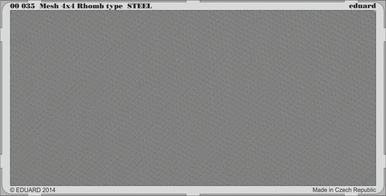 Eduard Mesh 4x4 Rhomb type STEEL